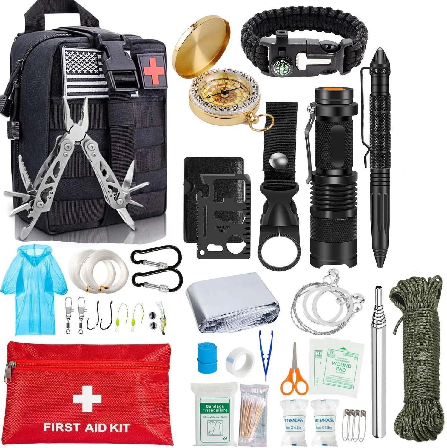 47 IN 1 Emergency  Survival Tools