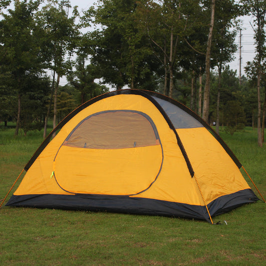 Double-Layer Aluminum Pole Camping Tent