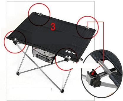 Portable Aluminum Alloy Camping Table