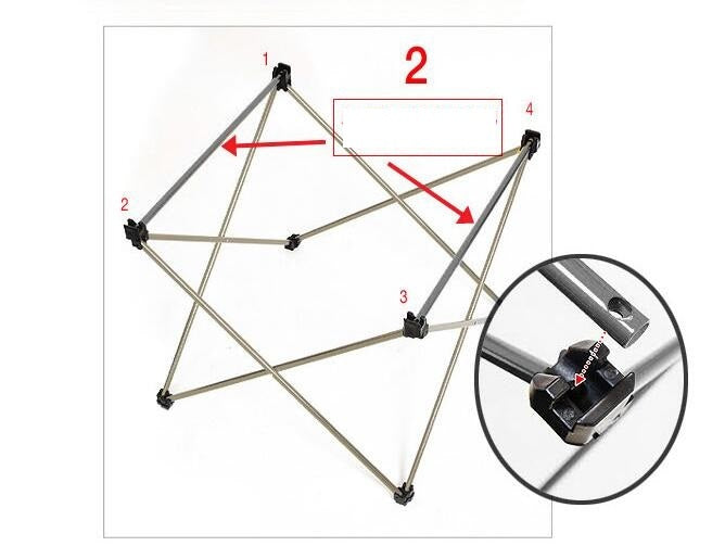 Portable Aluminum Alloy Camping Table