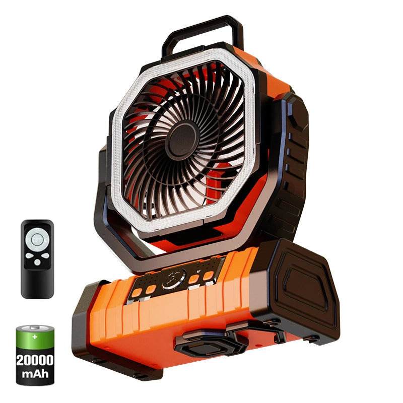 Portable Camping Fan Rechargeable