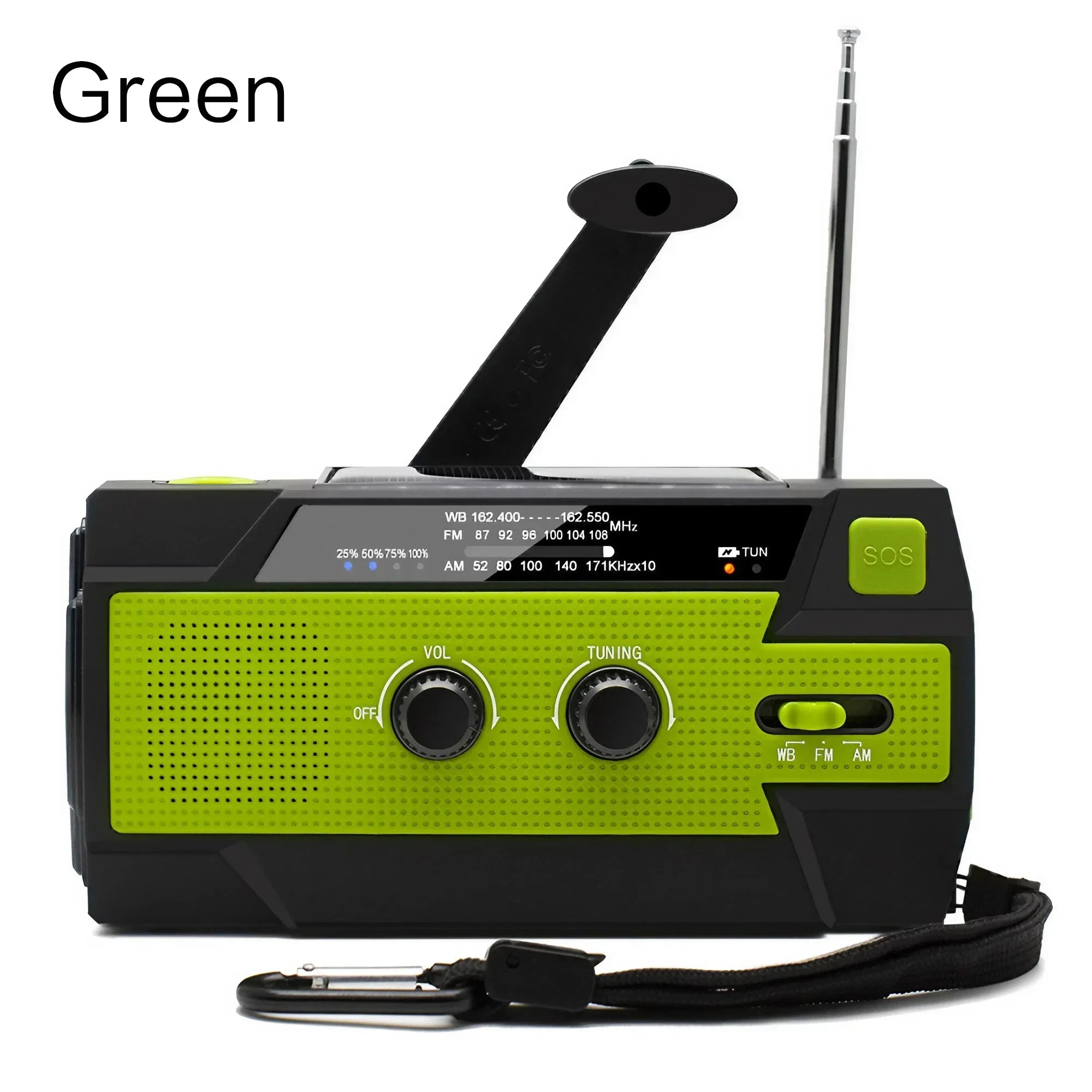 EMERGENCY SOLAR POWERED RADIO