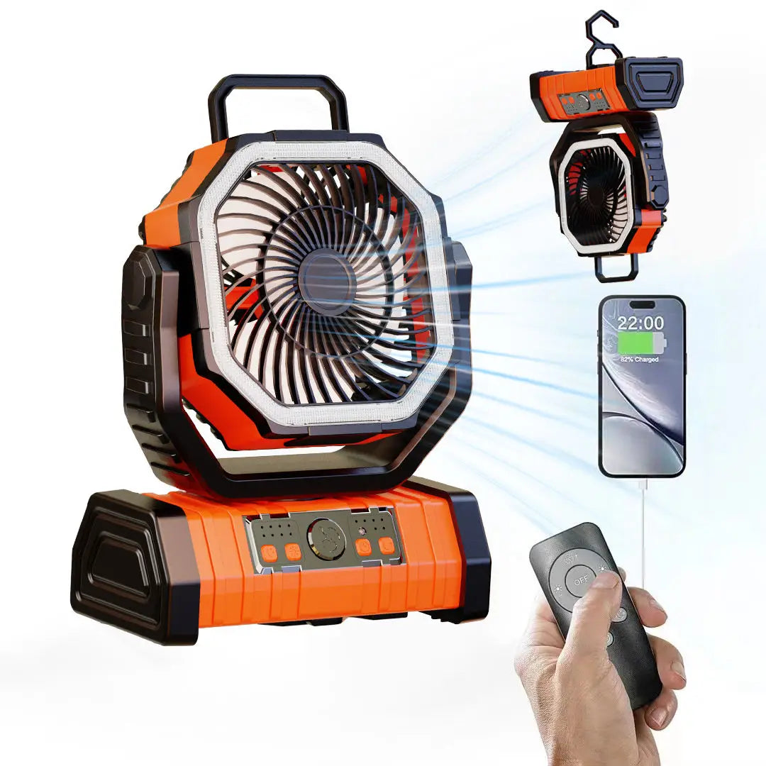 Portable Camping Fan Rechargeable