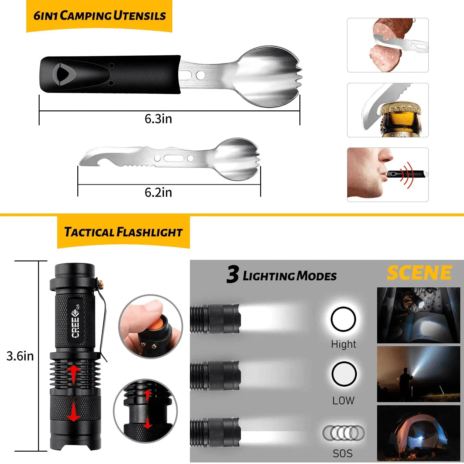 60 in 1 Emergency Survival Gear Kits